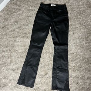 Free people faux leather pants